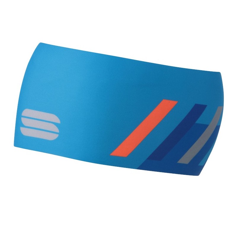 Pannband Sportful Squadra 3 Headband lysande blå